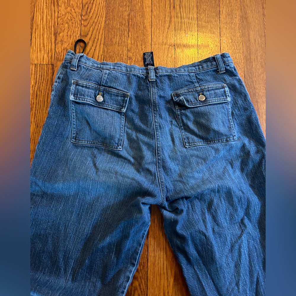 Flare Jeans Square Pocket